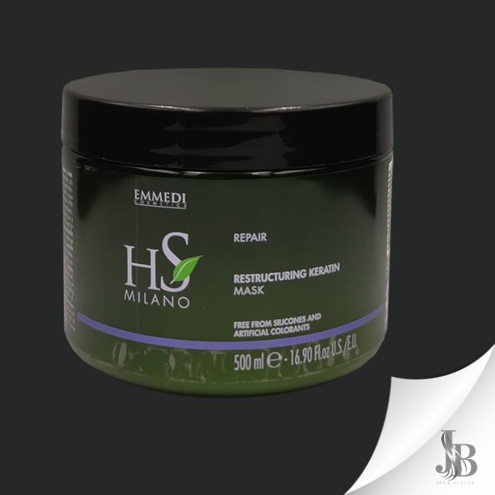HS MILANO Repair - energetizáló hajpakolás keratinnal és hialuronsavval 500 ml