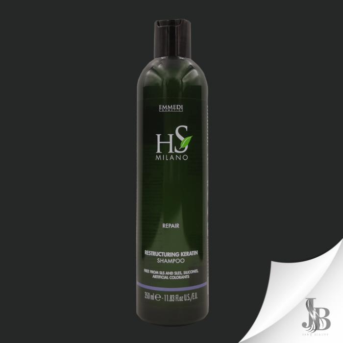 HS MILANO Repair - energetizáló hajsampon keratinnal és hialuronsavval 350 ml
