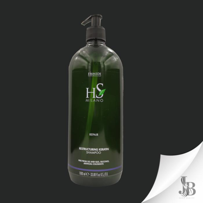 HS MILANO Repair - energetizáló hajsampon keratinnal és hialuronsavval1000 ml