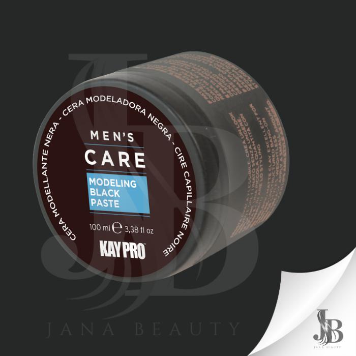 KAYPRO MEN'S CARE  Modeling Black Pasta - Fekete hajformázó wax 100ml