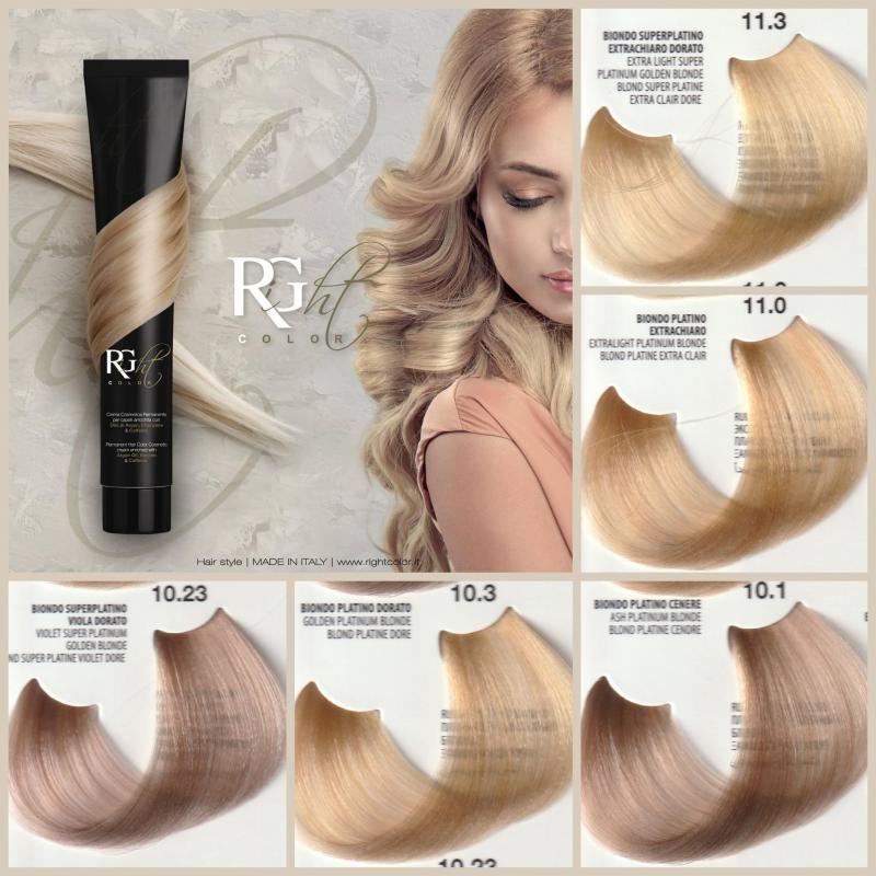 RIGHT COLOR krémhajfesték 100ml - Superlighteners / Szuperszőke