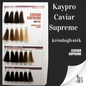 Kaypro Caviar Color Supreme krémhajfesték 100 ml (Natur, Intenzív Natur, Hamvas árnyalatok)