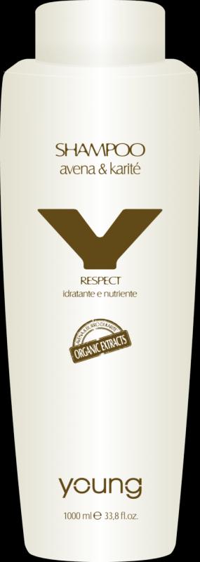 Y-Respect -Tápláló Sampon zabbal és karitévajjal 1000ml