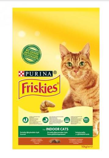 Friskies Indoor Csirkével és hozzáadott kerti zöldségekkel