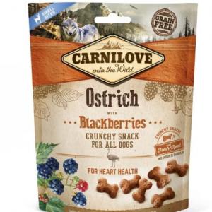 Carnilove Dog Crunchy Snack Ostrich & Mulberry- Strucc Hússal és Szederrel 200g