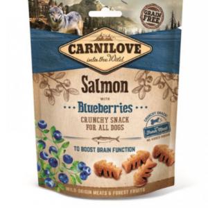 Carnilove Dog Crunchy Snack Salmon & Blueberries- Lazac Hússal és Áfonyával 200g