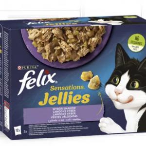 FÉLIX 12X85G SENSATION VEGYES VÁLOGATÁS ASZPIKBAN