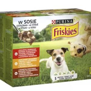 Friskies kutya tasak adult szószos 12x100g