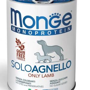 MONGE DOG MONOPROTEIN PATÉ 400G KONZERV 100% BÁRÁNY