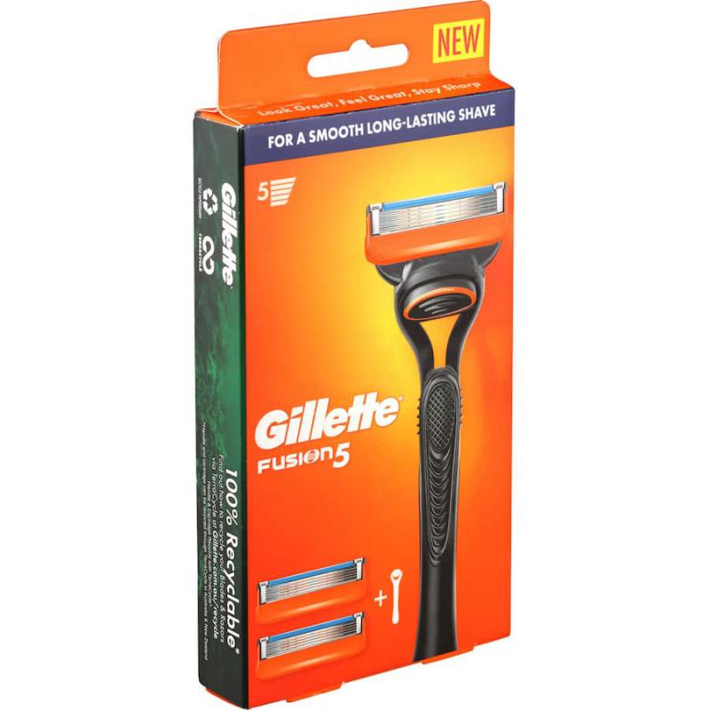 Gillette Fusion 5 pengés nyeles borotva + 2db betét