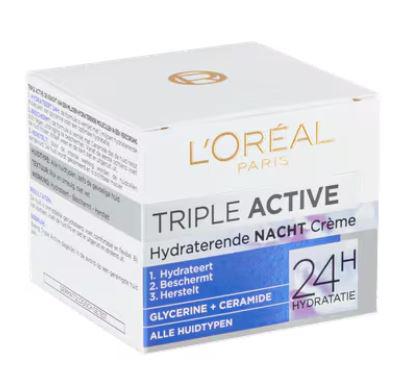 L'Oréal Paris Triple Active hidratáló éjszakai krém 50ml