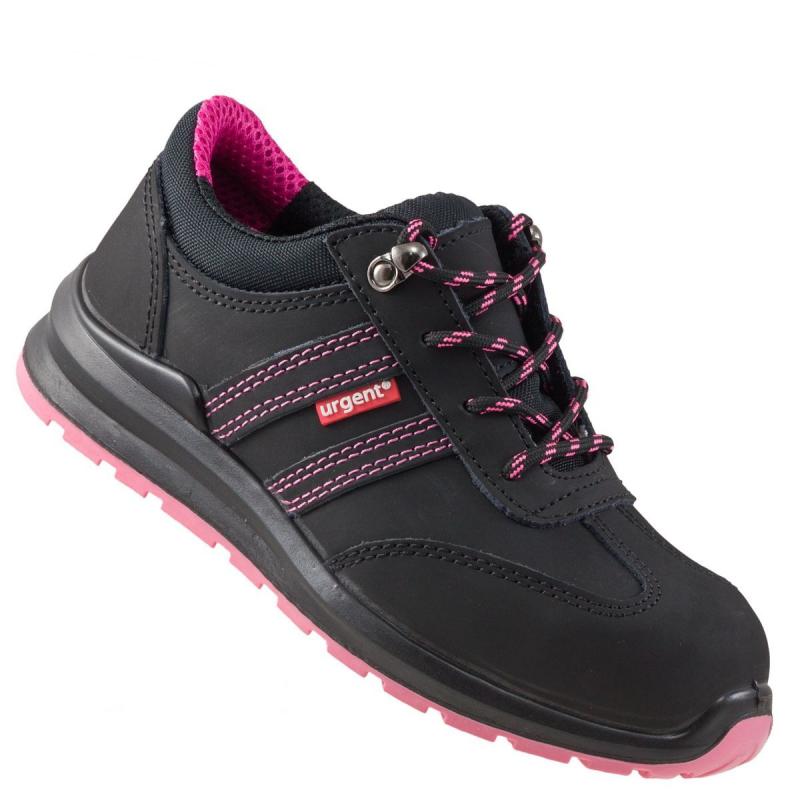LS1214 Női munkavédelmi cipő Fekete-Pink