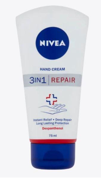 NIVEA Kézkrém Repair Care 3in1, 75 ml