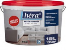 Héra beltéri matt fehér falfesték piros tetős 15l