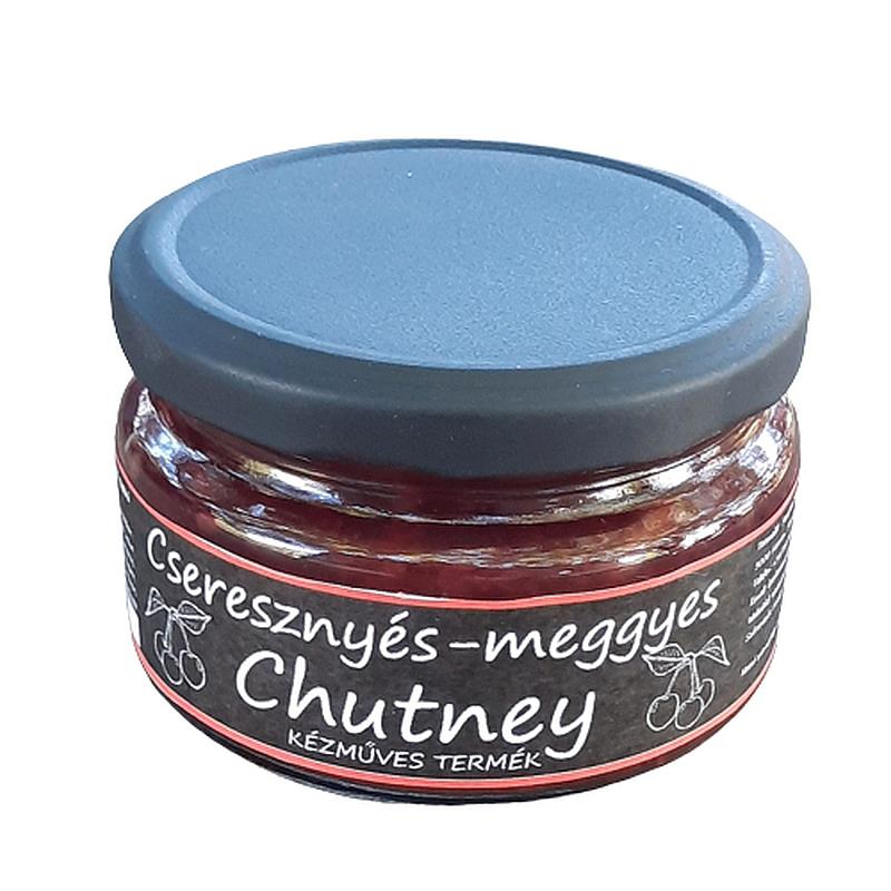 Cseresznyés-meggyes chutney, grill lekvár 230 g
