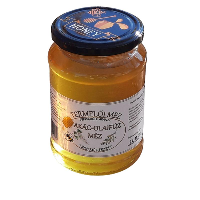 Termelői akác-olajfűz méz 980 g