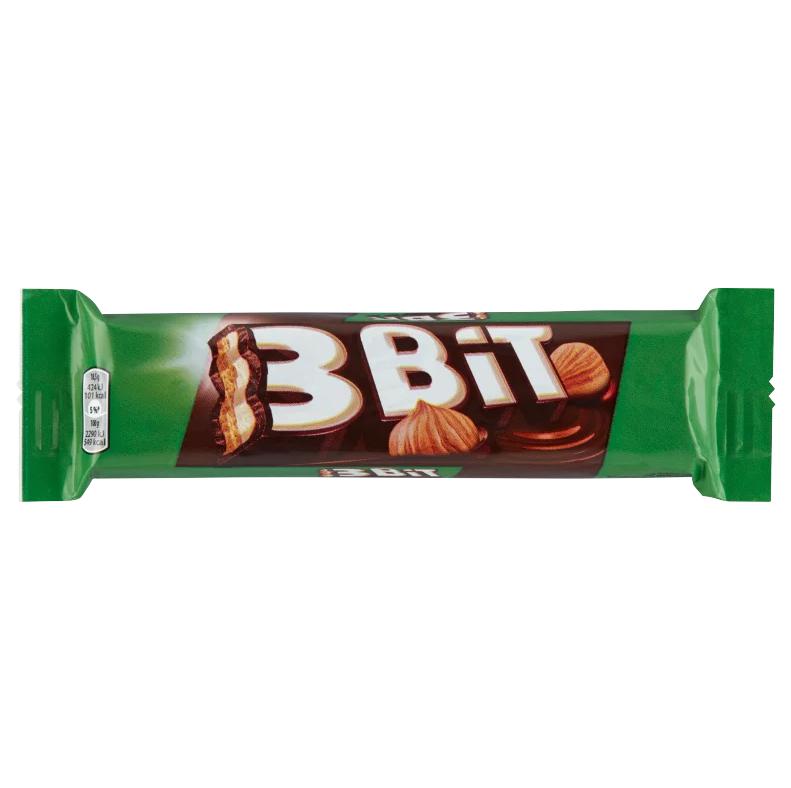 3Bit tejcsokoládéval bevont keksz szelet mogyoróízű töltelékkel 46 g