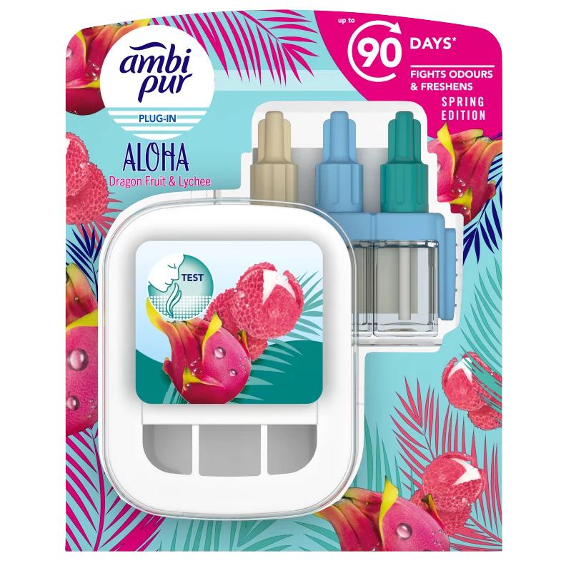 Ambi Pur 3Volution Aloha elektromos légfrissítő kezdőcsomag, 20ml