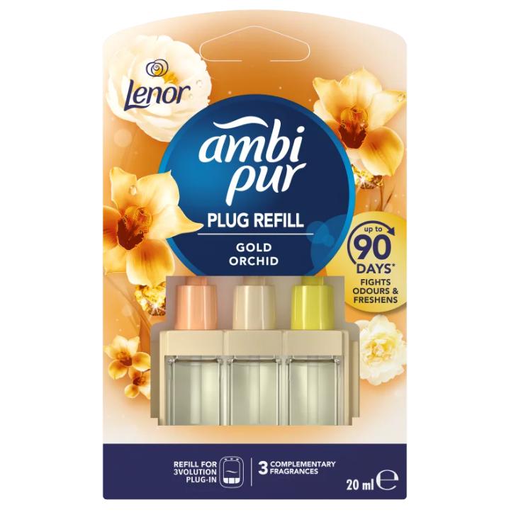 Ambi Pur 3Volution Gold Orchid Elektromos Illatpárologtató-utántöltő, 20ml