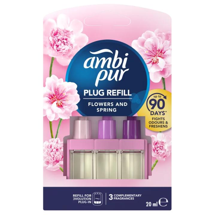 Ambi Pur Flowers & Spring Elektromos Légfrissítő-utántöltő, 20ml