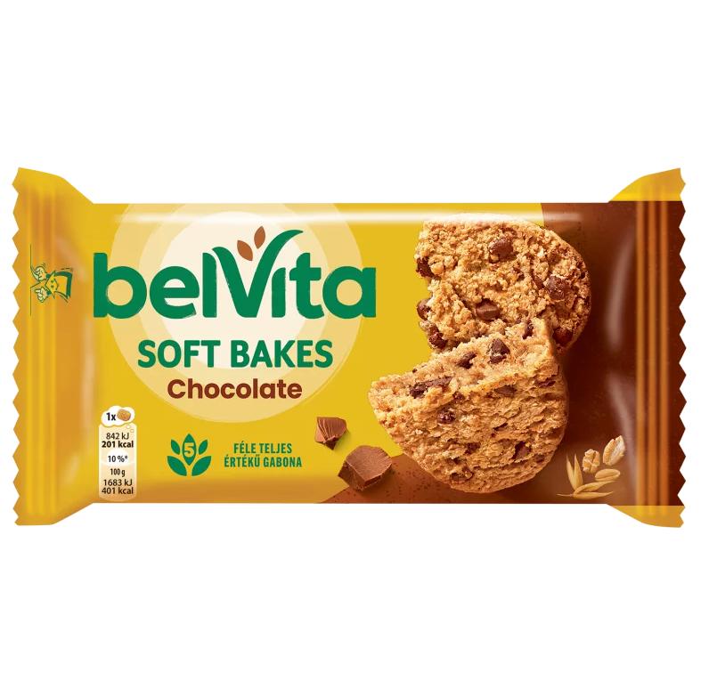 Belvita gabonás keksz csokoládédarabokkal 50 g