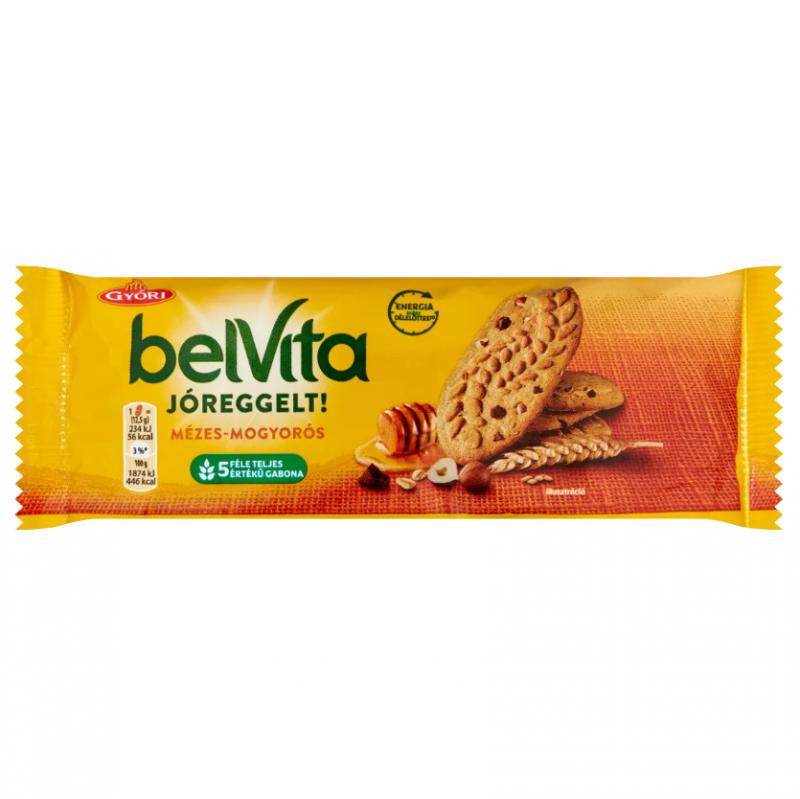 Belvita JóReggelt! törökmogyorós és mézes, gabonás, omlós keksz 50 g