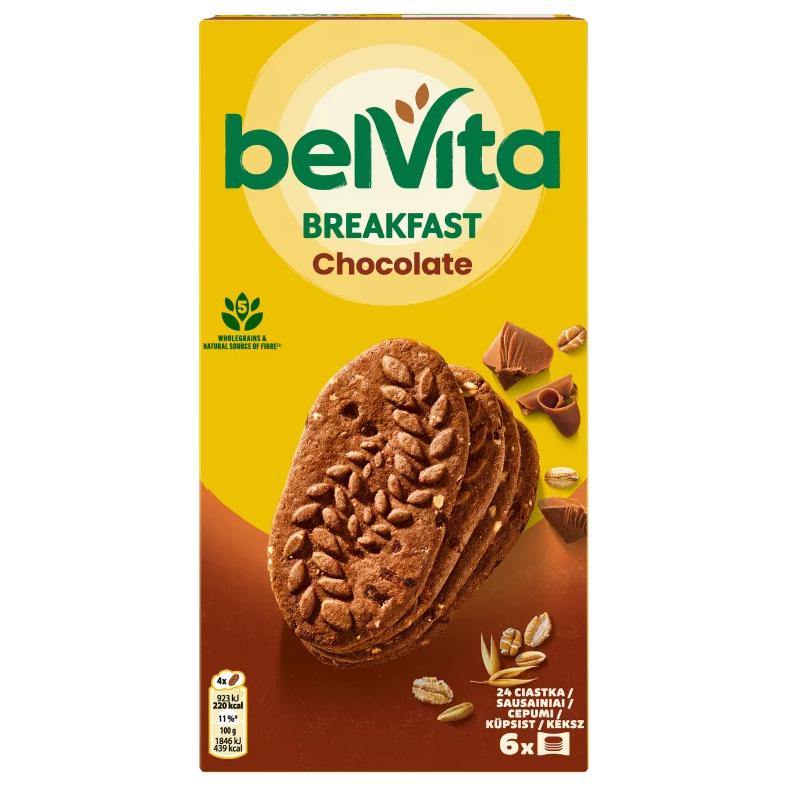 Belvita kakaós, gabonás keksz csokoládédarabokkal 6 x 50 g (300 g)