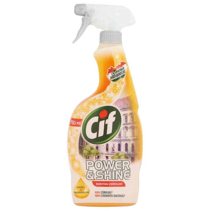 CIF Power & Shine konyhai zsíroldó spray 750 ml