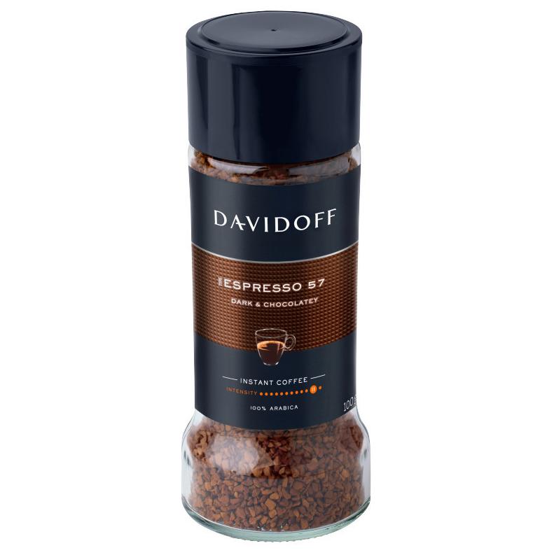 Davidoff Espresso 57 Dark & Chocolatey instant kávé 100 g