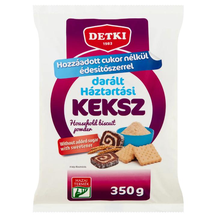 Detki darált háztartási keksz hozzáadott cukor nélkül, édesítőszerrel 350 g