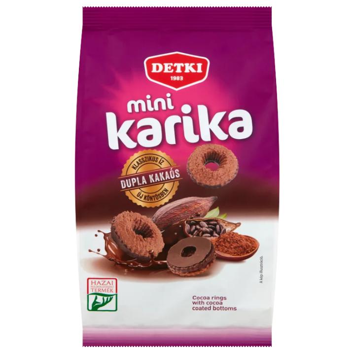 Detki dupla kakaós mini karika 160 g