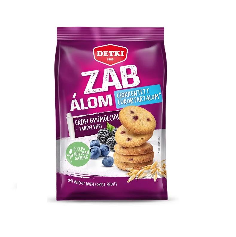 Detki zab álom zabpelyhes keksz 150g erdei gyümölcsös