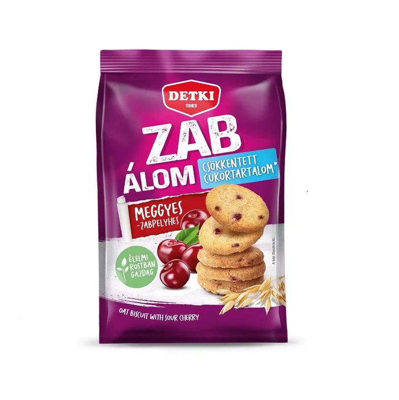 Detki zab álom zabpelyhes keksz 150g meggyes