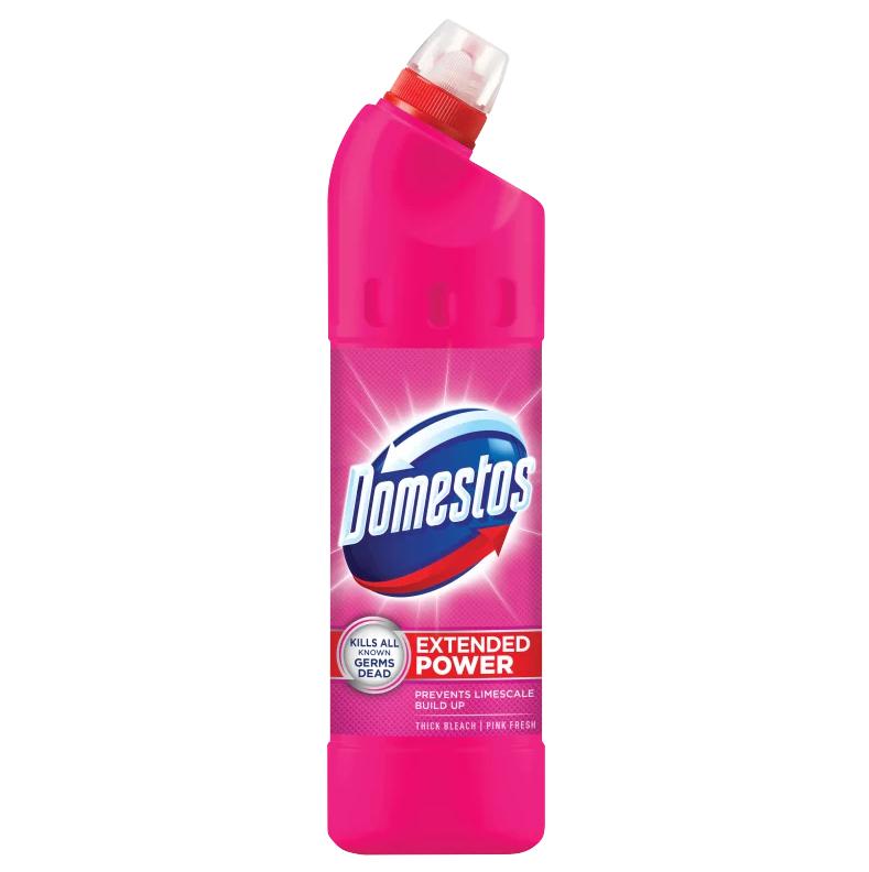 DOMESTOS Extended Power fertőtlenítő hatású folyékony tisztítószer Pink Fresh 750 ml