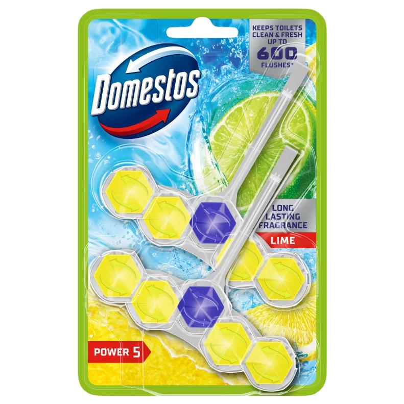 Domestos Power 5 Lime WC frissítő blokk 2 x 50 g