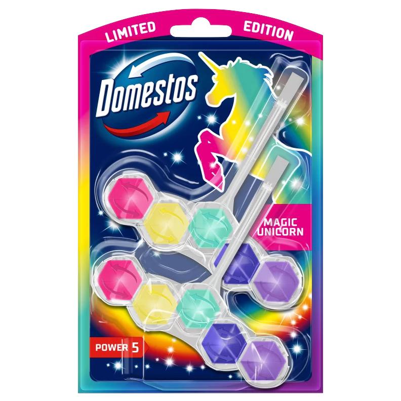 Domestos Power 5 Magic Unicorn WC frissítő blokk 2 x 50 g