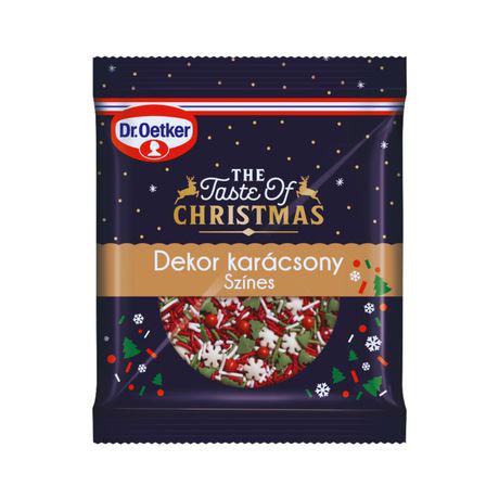 Dr Oetker Karácsonyi dekor cukor 20g Karácsony színes