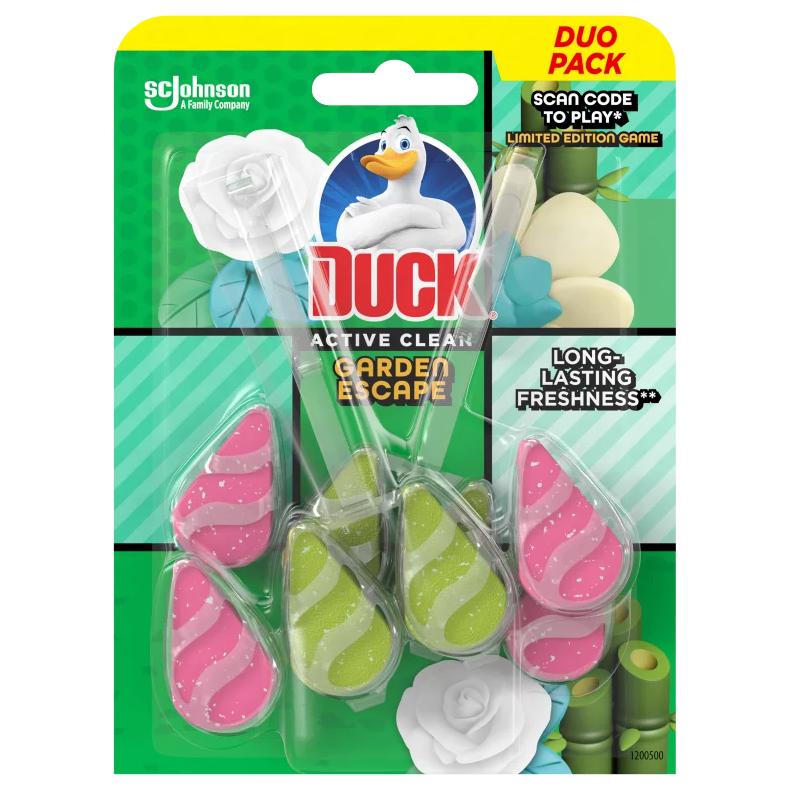 Duck Active Clean Garden Escape WC-öblítő rúd 2 x 38,6 g (77,2 g)