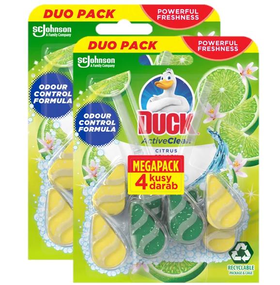 Duck Active Clean wc-öblítő rúd 4x38,6g Lime