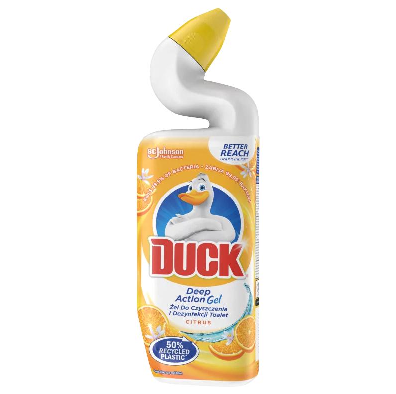 Duck Deep Action Gel WC-tisztító fertőtlenítő gél citrus illattal 750 ml