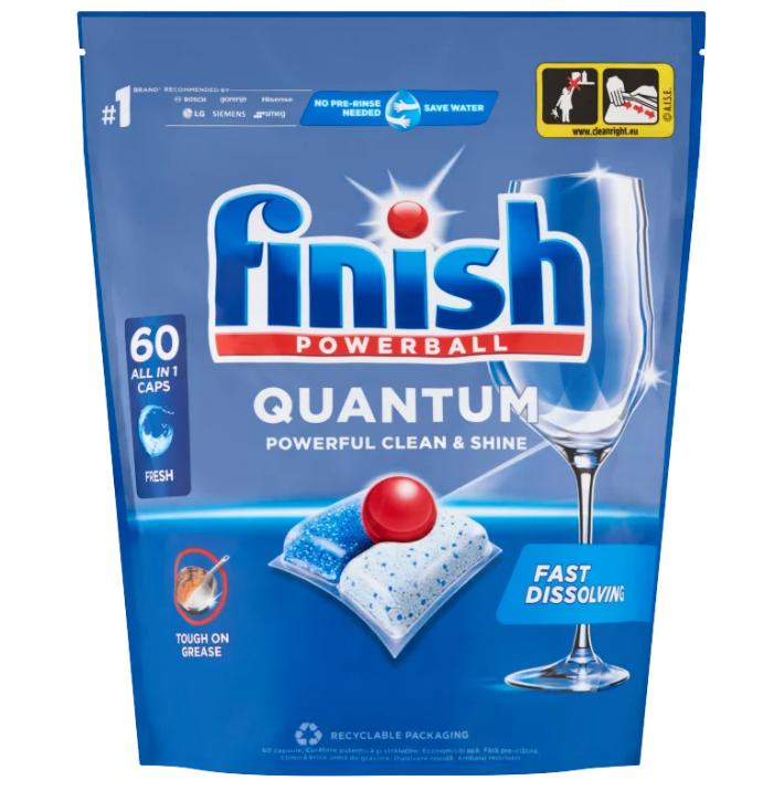 Finish Powerball Quantum All in 1 Regular mosogatógép kapszula 60 db 624 g