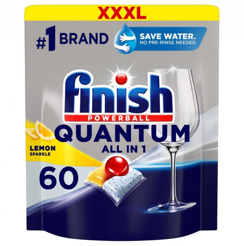 Finish Powerball XXXL Quantum All in 1 Citrom mosogatógép kapszula 60 db 624 g