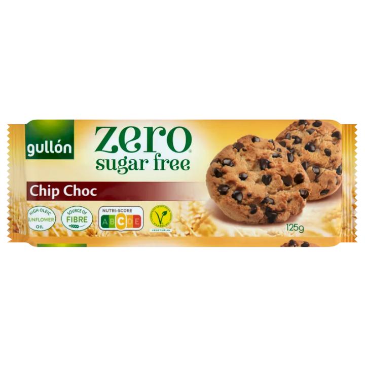 Gullón Zero Chip Choc cukormentes keksz csokoládé darabkákkal, édesítőszerrel 125 g