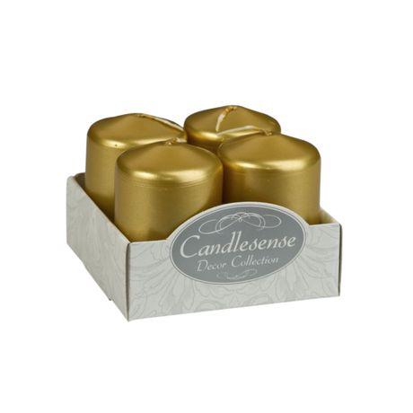 Gyertya adventi 60g 4db-os Arany