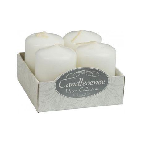 Gyertya adventi 60g 4db-os Fehér