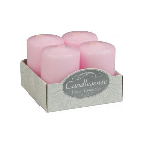 Gyertya adventi 60g 4db-os Rózsaszín