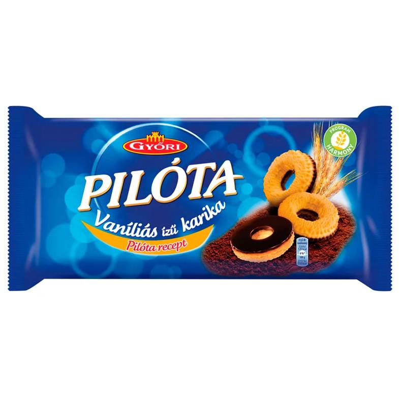 Győri Pilóta vaníliás ízű karika 300 g