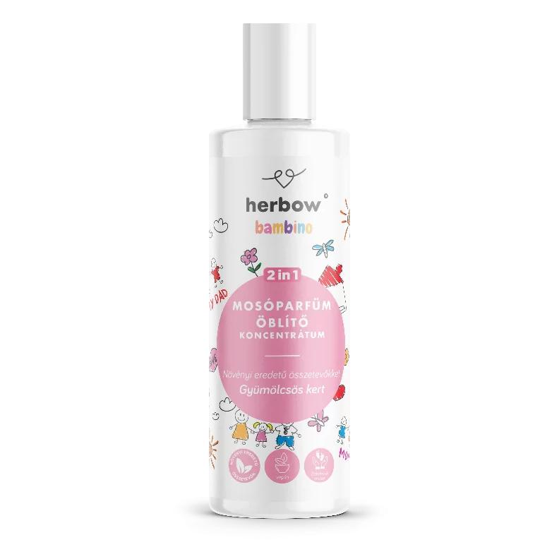 Herbow Bambino 2in1 mosóparfüm - öblítő koncentrátum 200ml gyümölcsös kert