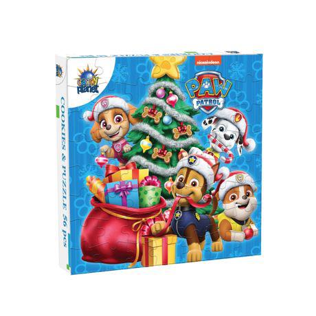 Karácsonyi Puzzle csokis sütivel 50g Mancs Őrjárat