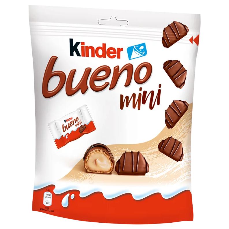 Kinder Bueno Mini tejcsokoládéval bevont ostya tejes-mogyorós krémmel töltve 108 g